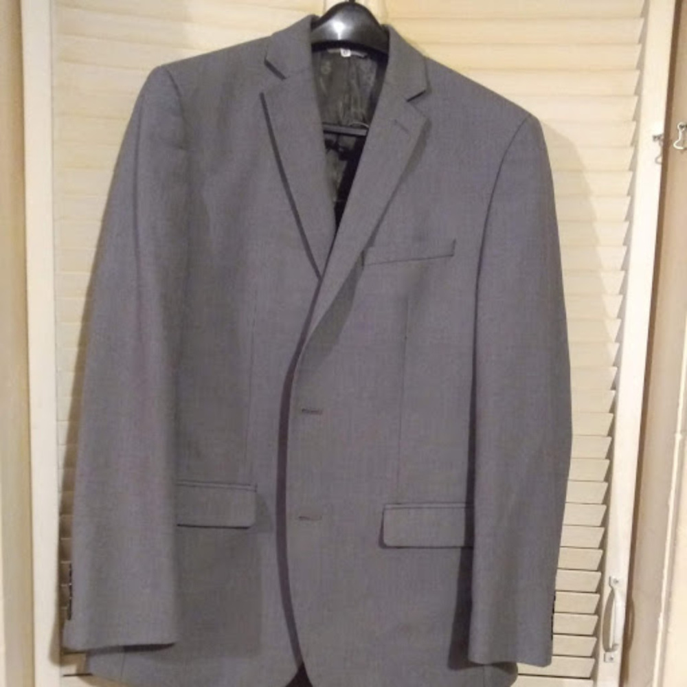 May Company Marc New York Grey Single Breast Suit